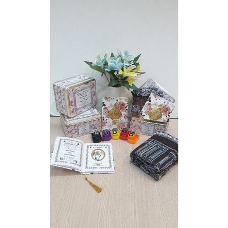 souvenir mengenanv 40 hari/100 harian/hampers yasin tahlil/pengajian tahlilan/yasin-sajadah-tasbih d