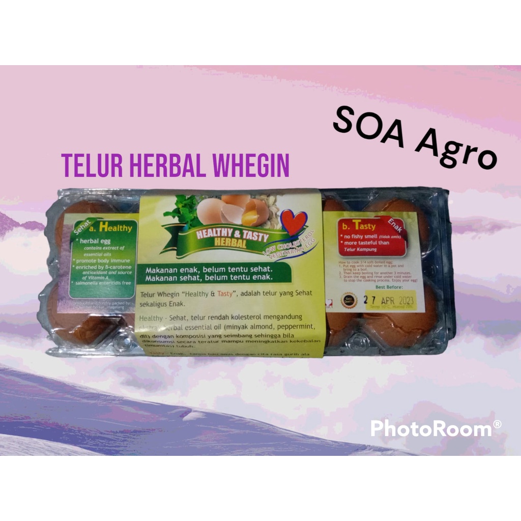 

Telur Herbal Whegin (Sehat & Enak)