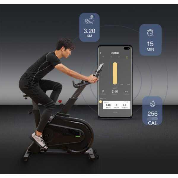 Kingsmith Sepeda Statis Spinning Bicycle Exercise Gym Bike - SPH1N - Black