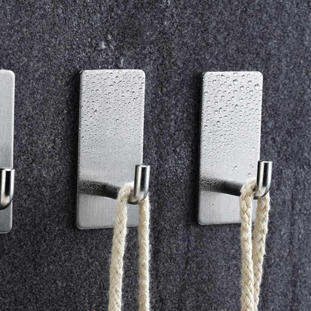 Gantungan Dinding Hook Wall Hanger Organizer - V31 - Silver