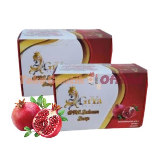 berkah SABUN DNA SALMON GrYA BEAUTY / GRYA Beauty Soap 85 Gram Sabun Delima DNA Salmon dan Collagen 
