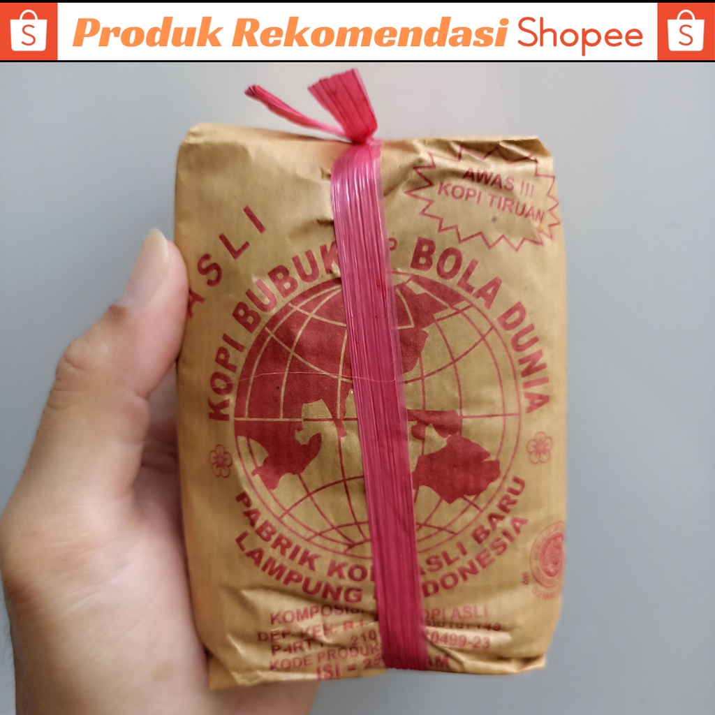 

Kopi Bola Dunia Asli Lampung 250 gram Original - Kopi Asli Baru Robusta