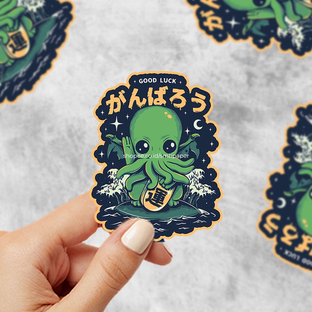 

Stiker Sticker Vinyl Waterproof Jepang Wibu Gurita - Katalog 02