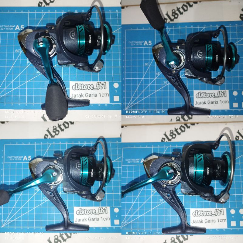 Reel Pancing Metal Dk Series 13bb, Fukushima KOI 10 bb uk 800 1000 2000 3000 maxdrag 17kg rell rel