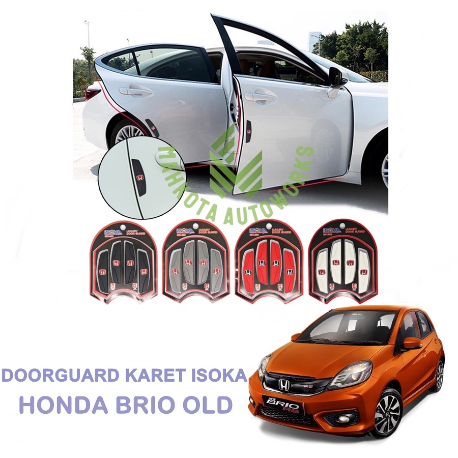 Door Guard / Doorguard Pelindung Pintu Mobil Logo Honda Brio Old