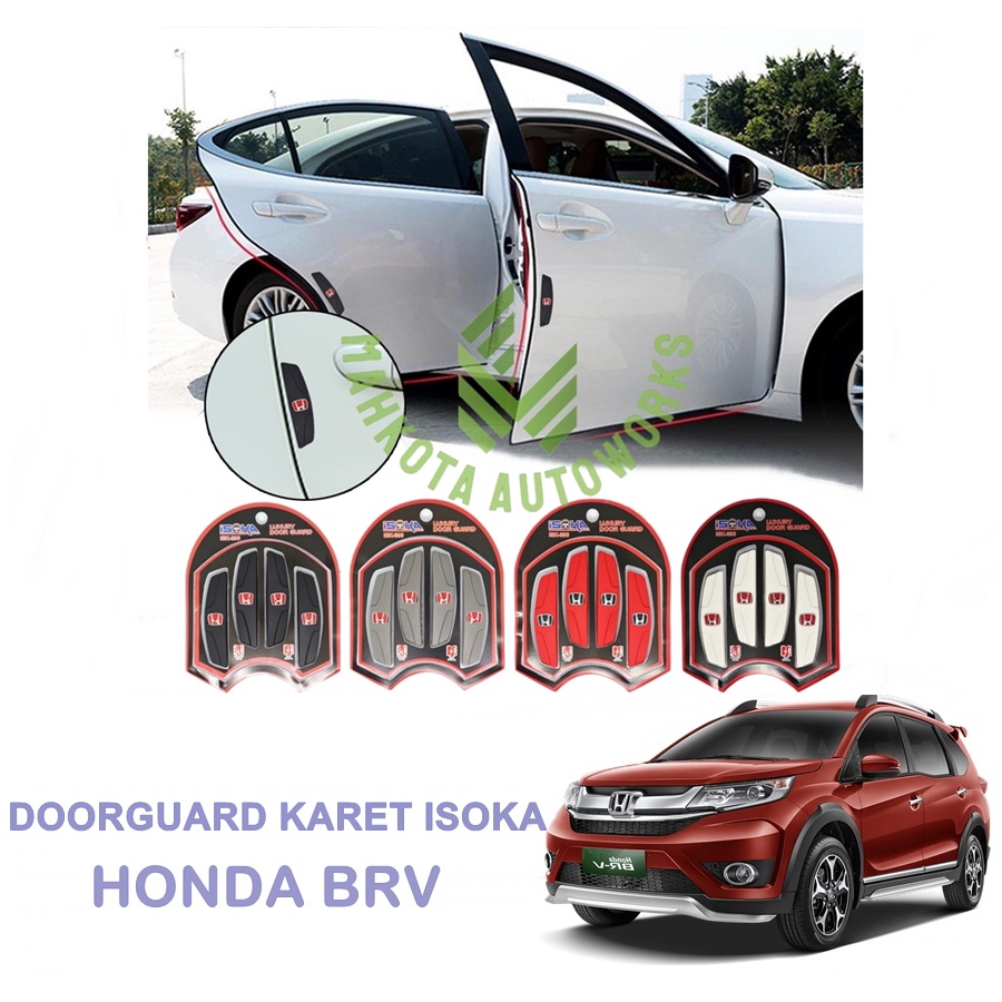 Door Guard / Doorguard Pelindung Pintu Mobil Logo Honda BRV 2015 UP