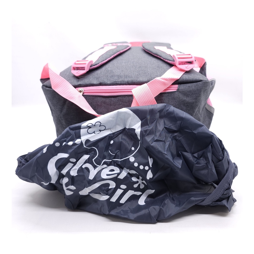 RANSEL LAPTOP SILVER GIRL ALTO ORIGINAL / TAS SEKOLAH CEWEK SD SMP SMA KULIAH / TAS LAPTOP PEREMPUAN GRATIS JAS HUJAN / TAS PUNGGUNG WANITA BARU / TAS DUKUNG ANAK MURAH KUAT SILVERGIRL / BAGPACK COLORFULL WARNA WARNI UNICORN Kuda pony / BACKPACK CEWEK