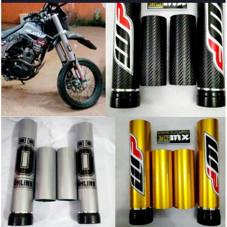 SHOCK COVER USD CRF150cc L cover shock CRF/KLX 150cc/D-TRACKER 150cc all ukuran standar