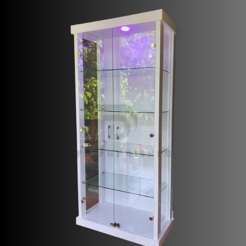 RAK KACA SERBAGUNA / RAK KACA / LEMARI HIAS / LEMARI PAJANGAN / RAK BUKU / RAK TAS LSG 8120 / LSG 81