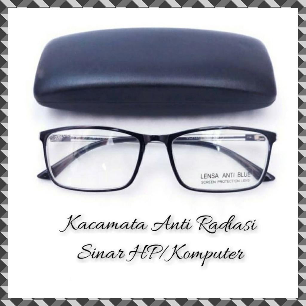 Kacamata Anti Radiasi Gadget / Komputer, Kacamata Fashion Anti Blue, Frame Pria Wanita Terbaru