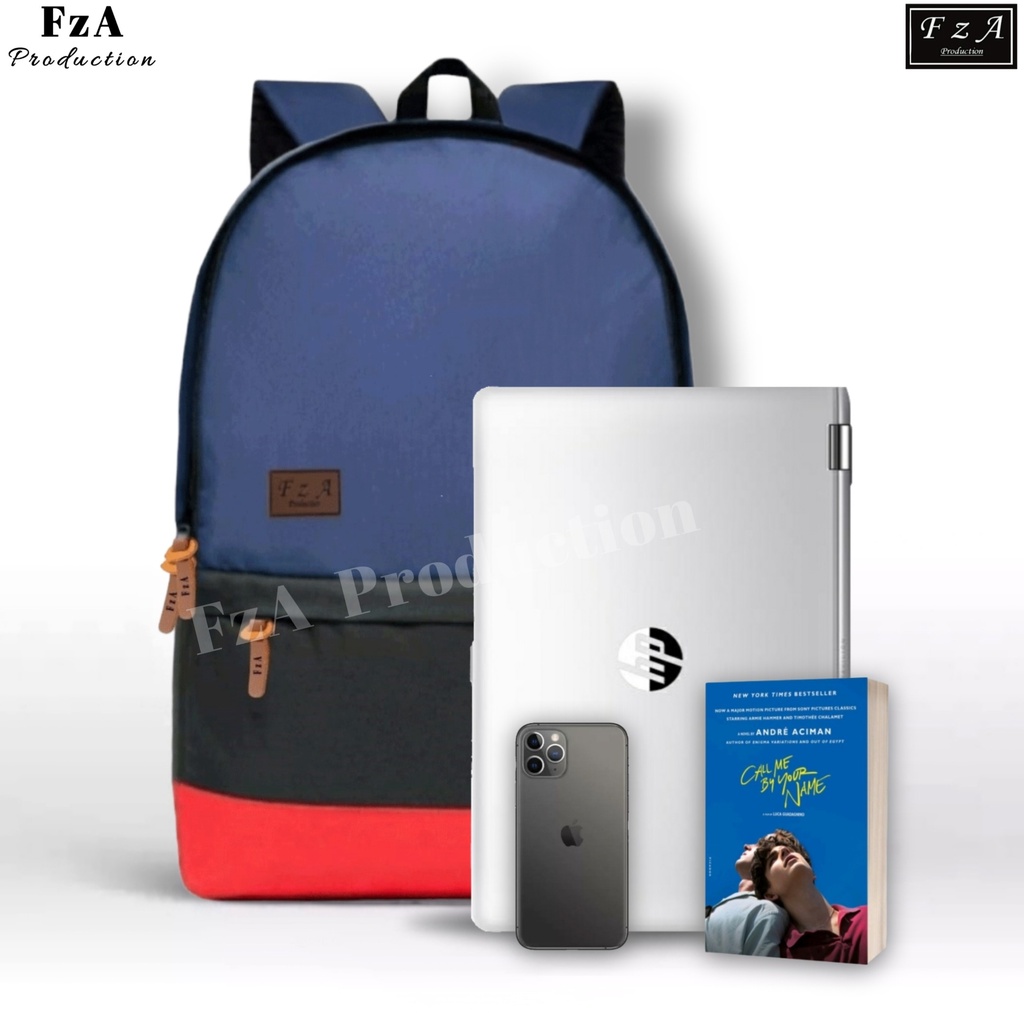 FzA Official - Tas Ransel  Punggung Distro Casual Pria Wanita / Tas Ransel Laptop Original