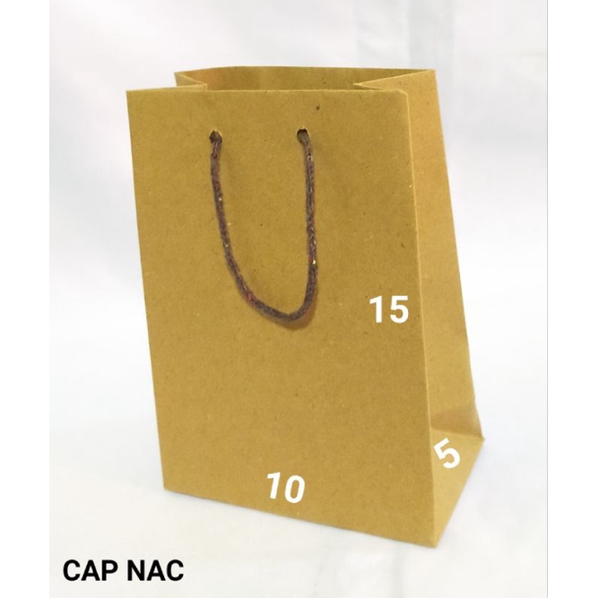 

Paper bag coklat polos mini / Paperbag / Tas kertas / Goodie