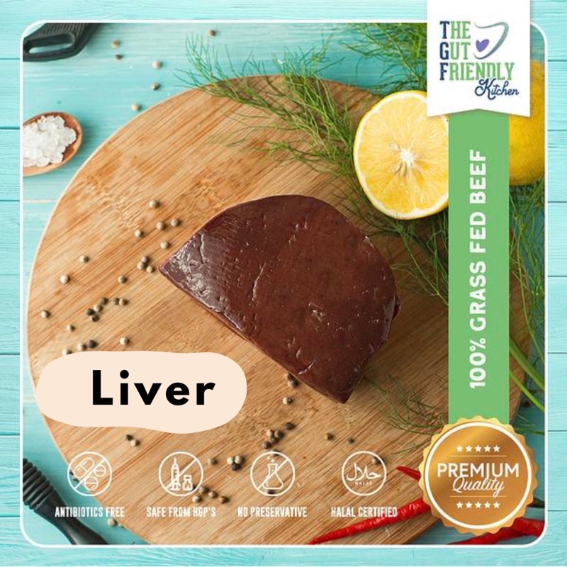 

Beef Liver •Grassfed beef Organic by TGF 500gr Halal
