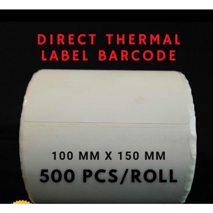 

Terlaris Label Barcode 100 X 150 Mm Kertas Sticker Direct Thermal 100X150 500Pc