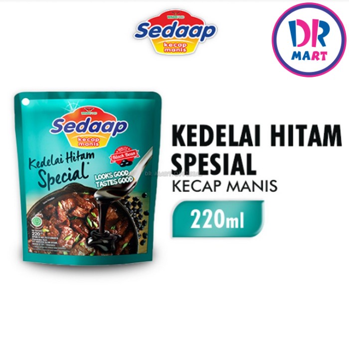 

Kecap Manis Sedaap Kedelai Hitam Special Refill 280g