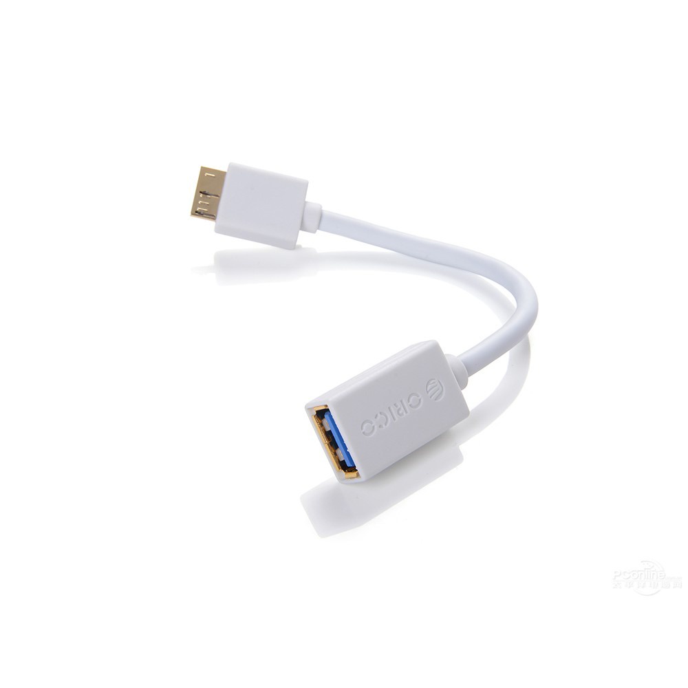 Kabel ORICO COR3-15 MicroB USB3.0 Male to Female OTG 0.5 Feet Cable