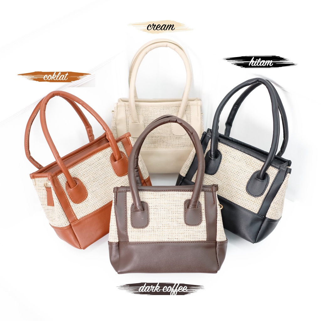 Sling Bag Canvas Nolanda - Tas Selempang Wanita