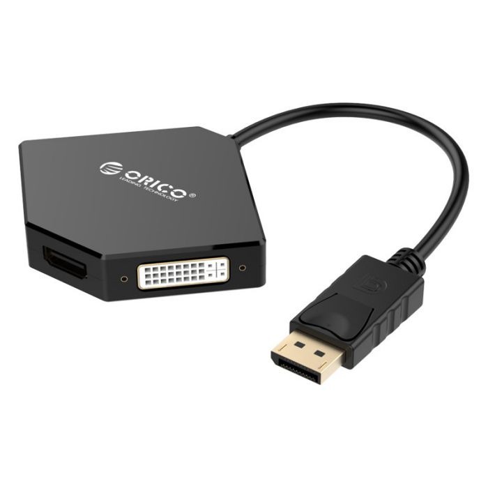 Original ORICO DPT-HDV3 Display Port to HDMI DVI VGA Adapter Kabel