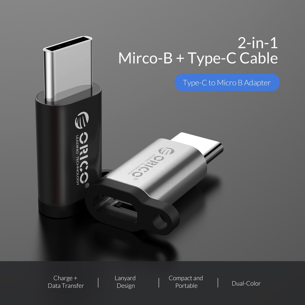 Convert Now Type-C Male to Micro USB Female Adapter Orico CBT-MT01