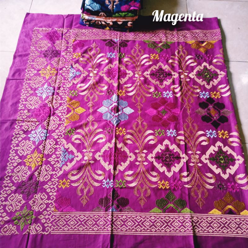 Kamen songket bordir lembaran