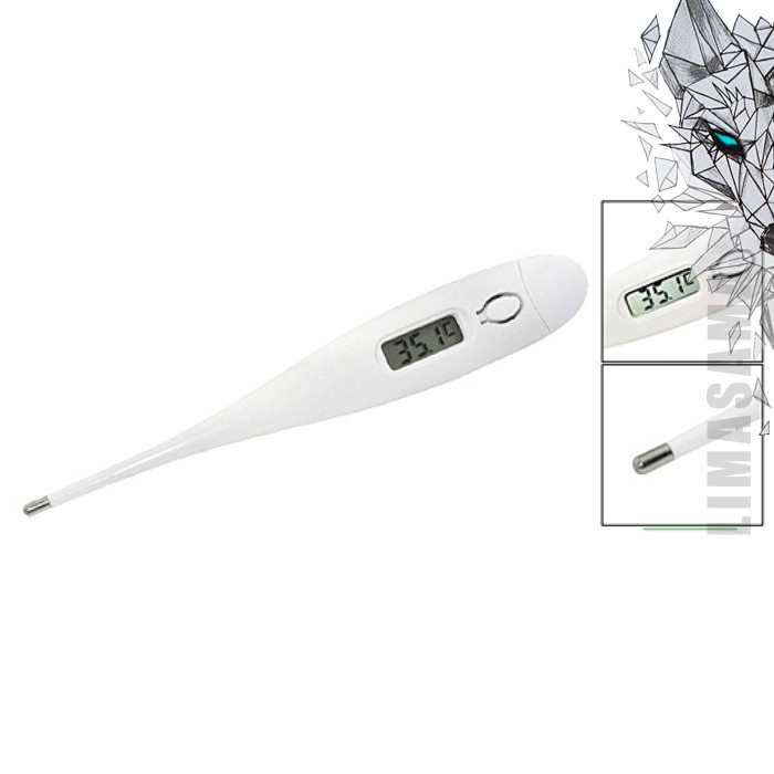 Digital Thermometer Beeper Alat Ukur Suhu Badan Temperature Termometer Mini Laser Infrared Portable