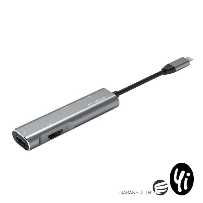 Multiport Docking ORICO CLH-W3 Type-C to HDMI USB3.0 SD TF Adapter