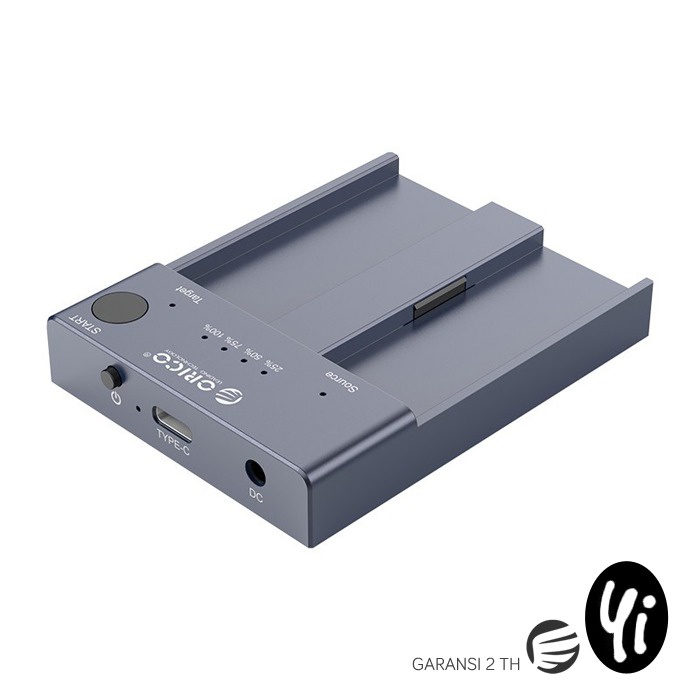 ORICO M2P2-C3-C NVME M.2 SSD Duplicator USB 3.1 Type C Double Bay