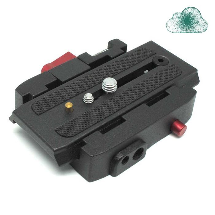 Adapter Tripod Quick Release Plate Dual Universal Soket Multifungsi Adaptor Fotografi Profesional