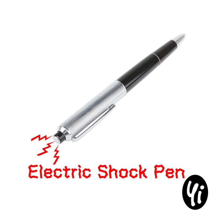Mainan Setrum Pena Palsu Shocking Pen Toys Prank Jebakan Pen Bolpoint Setruman Main Games Jail Aman 