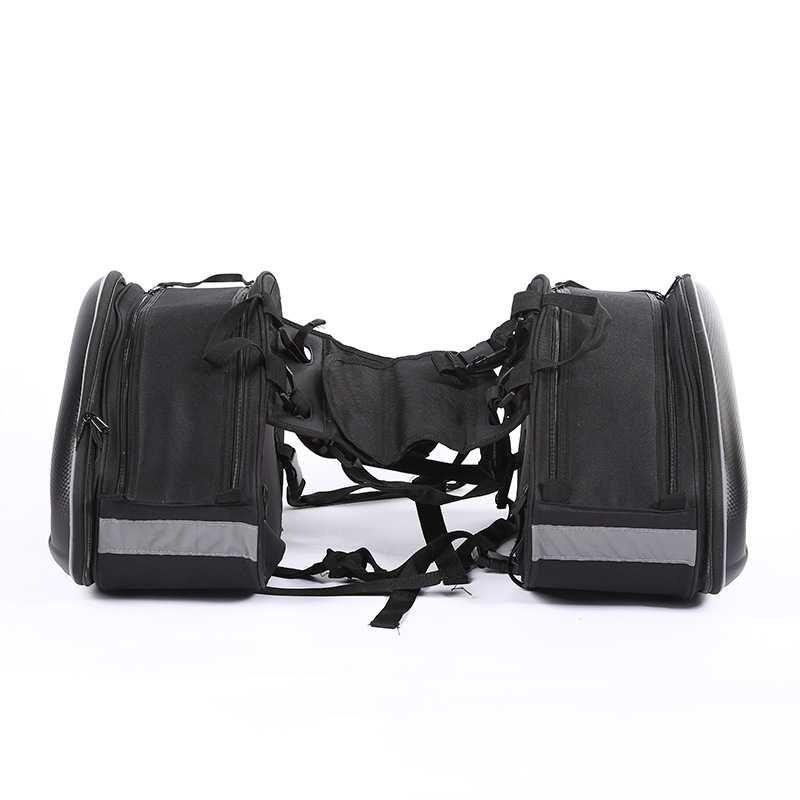 Storage Touring Kominie Tas Motor Sidebag Strap Samping Side Saddle Bag Sidebag Kapasitas Besar