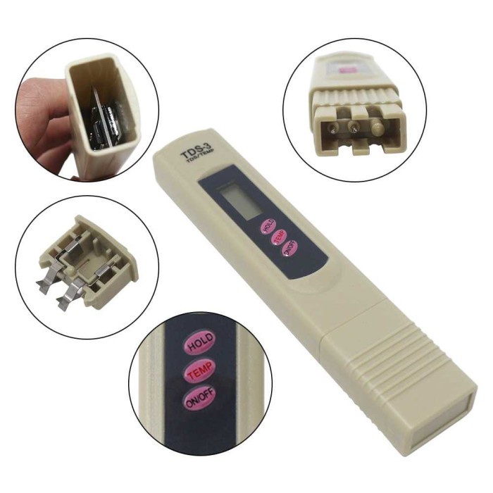 Alat Ukur Deketsi Kualitas Air Water Quality Tester Pen Portable Pengukur Quality Water Test Deteksi