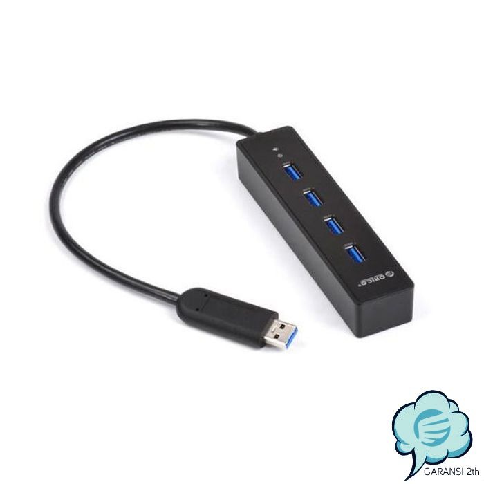 Multiport Eksternal Laptop Orico W8PH4 4-port Portable USB3.0 HUB