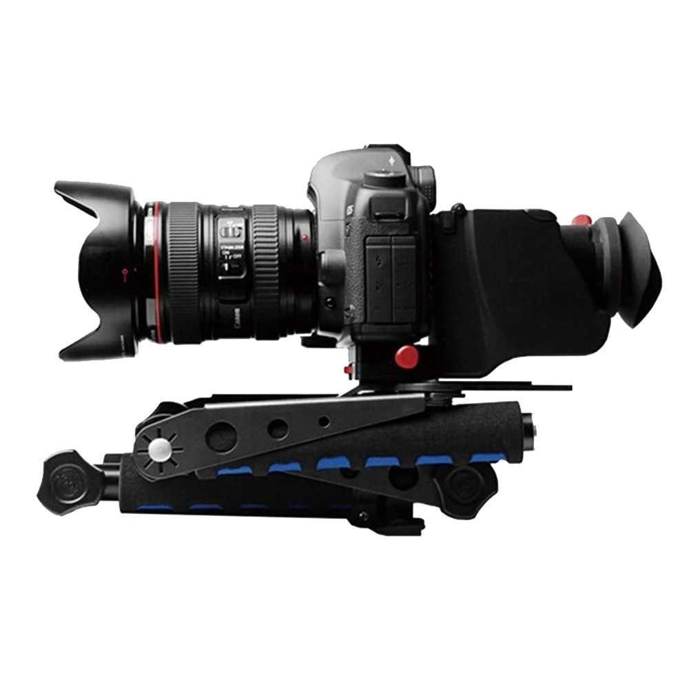 Stabilizer Kamera Foldable Shoulder Mount Rig Support DSLR Follow Focus Gimbal Stabilization