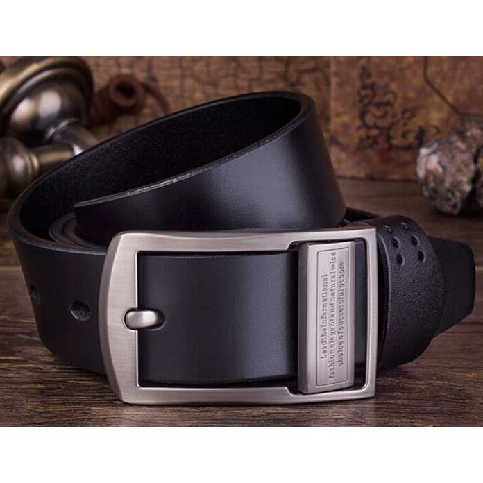 Gesper Tali Ikat Sabuk Pinggang Kulit Pria Premium Men Buckle Aksesoris Leather High Quality Murah