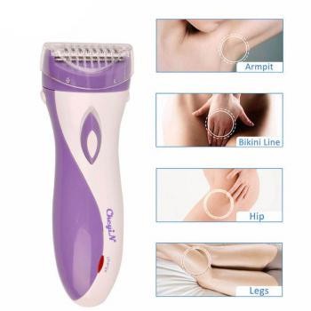 Alat Cukur Elektrik Pria Wanita 110-240V Electric Shaver Unisex Shaving Tools Pink