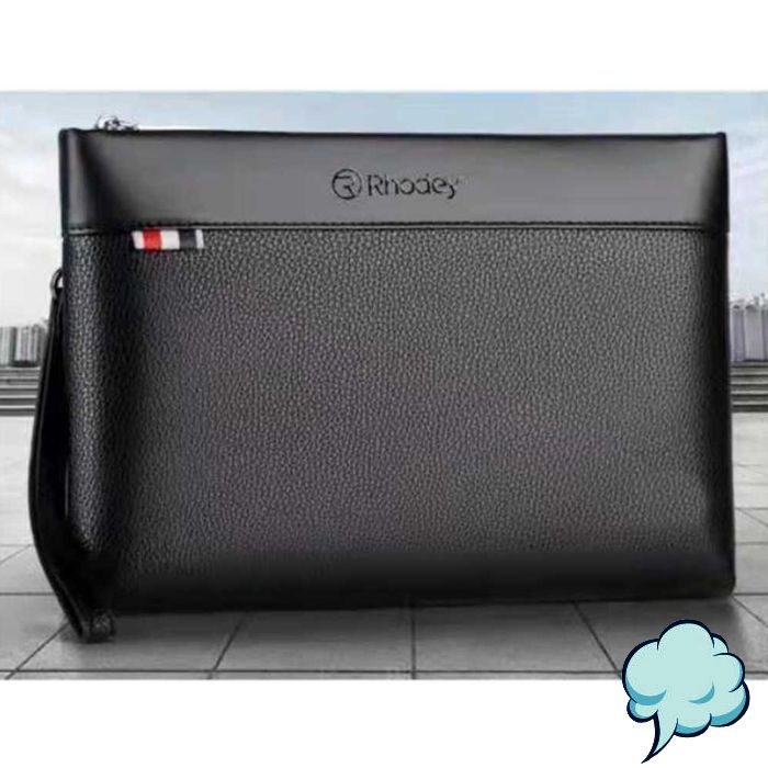 Wallet PU Leather Fashion Pria Clutch Genggam Dompet Kulit Sintetis Men Modern Premium Hitam Polos Murah Slot Hadiah Kado Pacar Ulang Tahun Anniv Anniversary