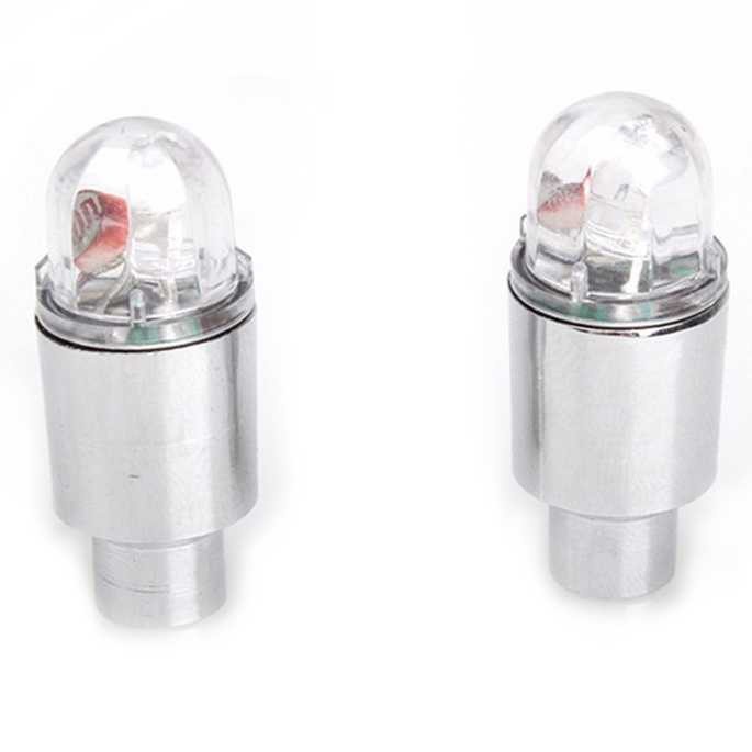 Fireflys Tutup Pentil Ban Roda LED Lamp Mobil Motor Flashing Sensor Gerak 2 Pcs Multi Warna