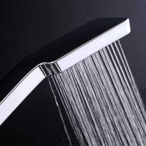 SHAI Kepala Shower Mandi Rainfall Desain Minimalist Bentuk Kotak Square Shape 48 Holes Lubang