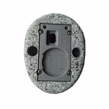 Lampu Hias Taman Bentuk Batu LED Solar Lamp Path Light Fake Stone Decor Tenaga Surya Unique
