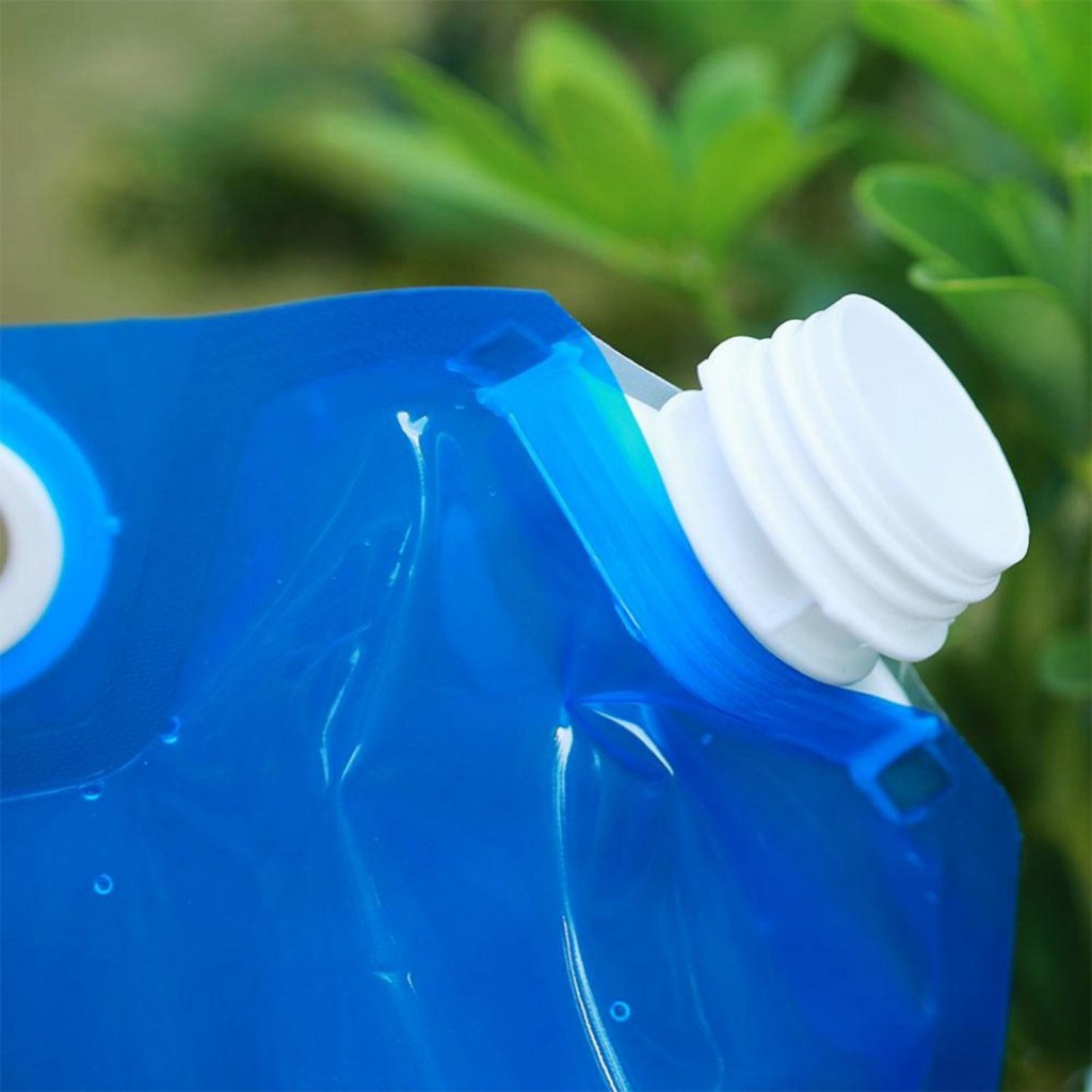 Kantong Tempat Air Portable Water Bag Storage 5 Liter Foldable BPA Free Camping