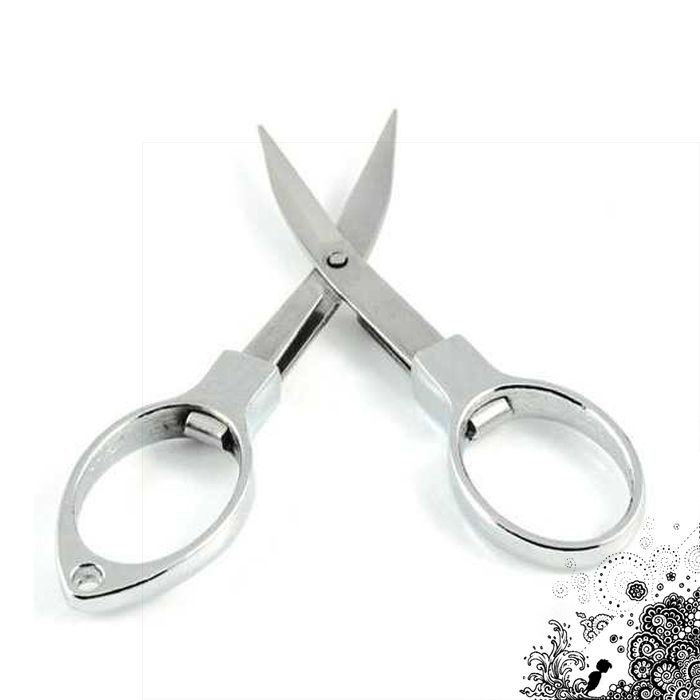 

Gunting Lipat Portable Dragon Alloy Stainless Steel Tajam Silver Scissor Cut Kertas Multifungsi