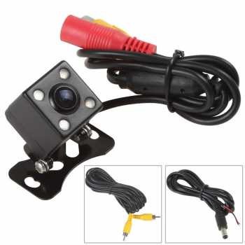 Kamera Parkir Belakang Mobil Dilengkapi 4 LED Night Vision Car Rear Camera Anti Fog Embun