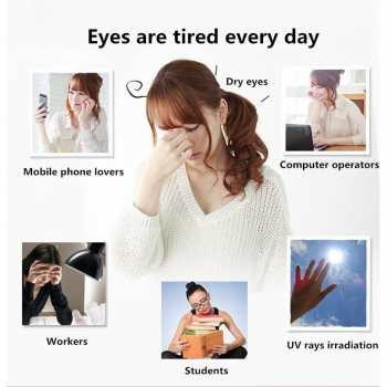 [COD] Alat Pijat Kompres Mata Therapy Relax Glasses Shape Bluetooth Baterai Battery Powered USB Micro