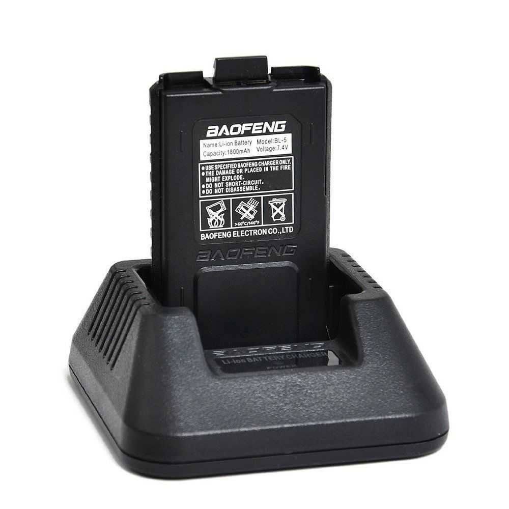 Charger Walkie Talkie Baterai HT Adaptor Battery Baterai Quick Fast Charging Jarak Jauh Baofeng BF-UV82 Adapter Murah Pengisi Daya