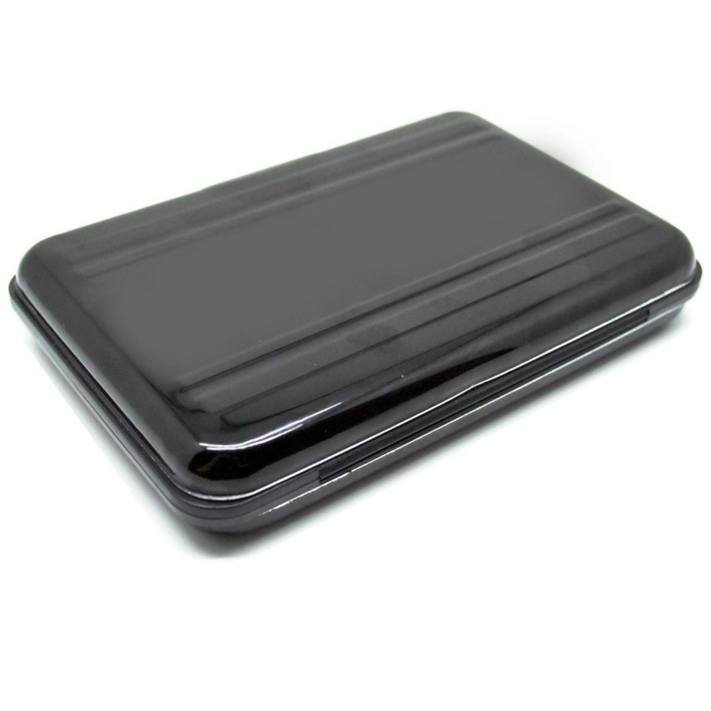Tas/Kotak Metal Penyimpan SD &amp; Micro SD 8 Slot 421 Tempat Menyimpan Aksesoris Smartphone Multifungsi