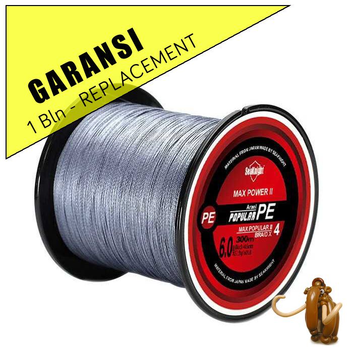 Senar Pancing PE Super Murah Kuat Anti Keriting Tali Benang Braided Fish Fishing Ikan Udang Rawa Lau