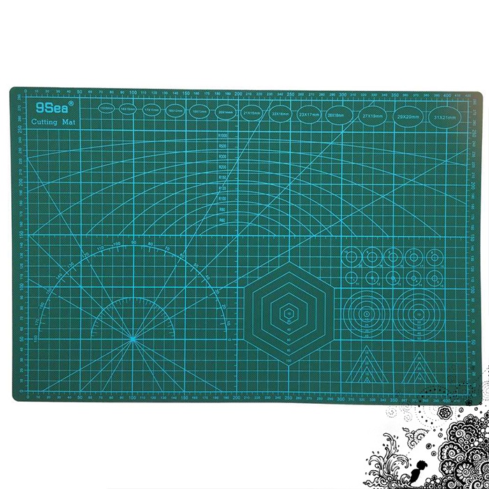 

[COD] Work Cutting Mat Pad Pola Grid A2 A3 A4 A5 Matras Besar Luas Alas Garis Simetris Bantu Penggaris Garisan Pemotong Benda Kerajinan Tangan Flexible Multifungsi