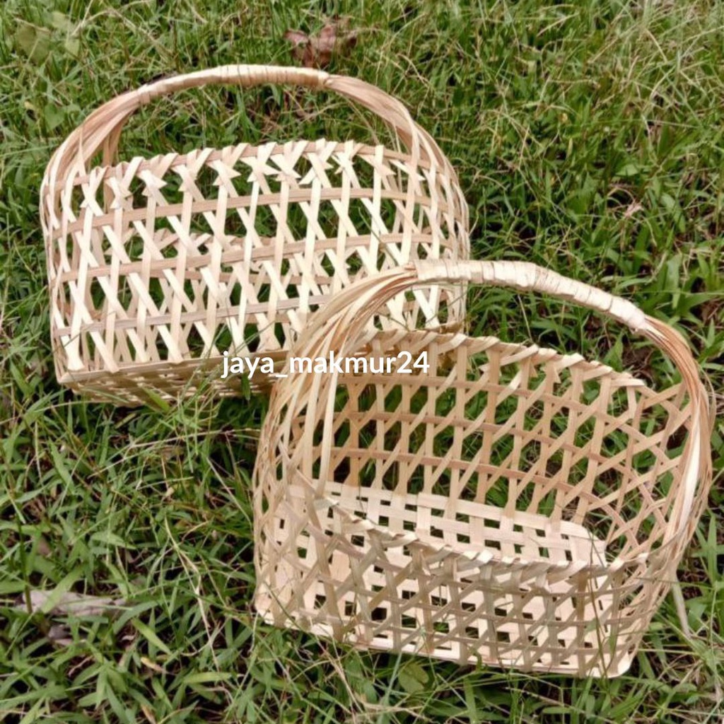 keranjang parcel lebaran / tas hampers parcel / keranjang bambu hampers lebaran
