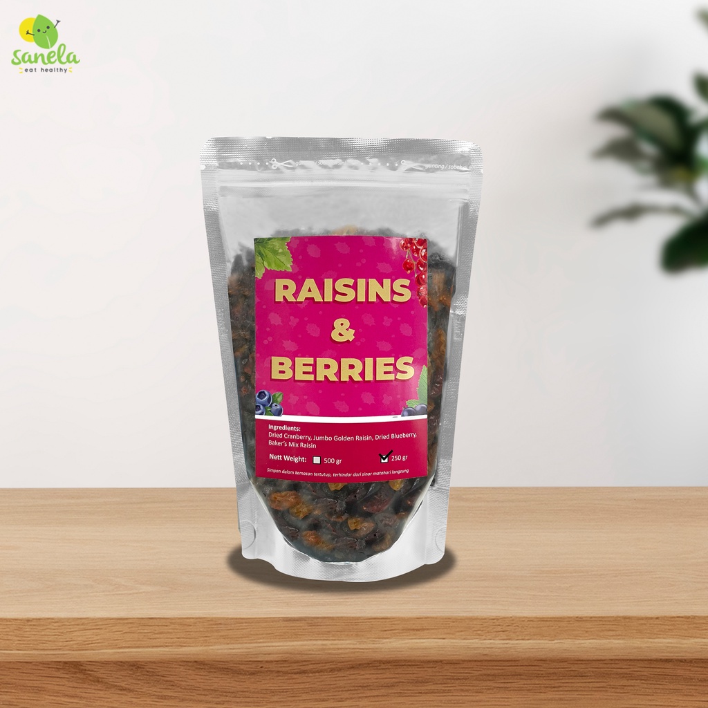 

Raisins & Berries 250 gram