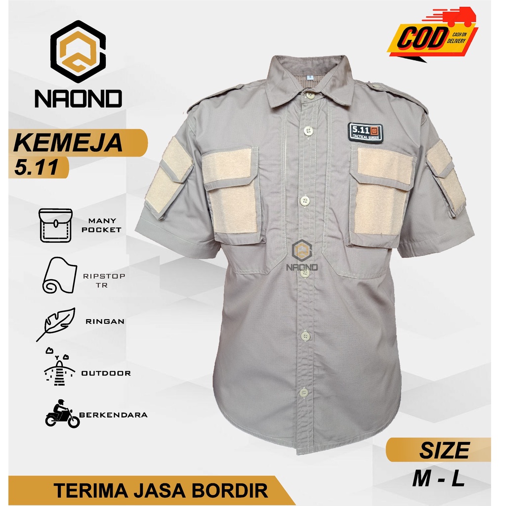 GROSIR Kemeja Tactical 511 Pendek Lapangan Pria Tactical